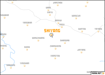 map of Shiyang