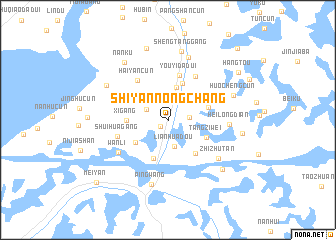 map of Shiyannongchang