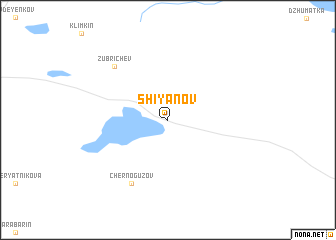 map of Shiyanov