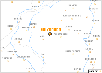 map of Shiyanwan