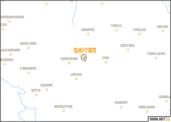 map of Shiyan