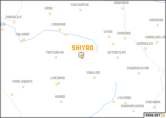 map of Shiyao