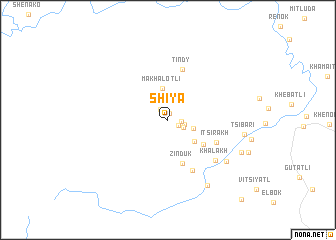 map of Shiya