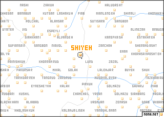 map of Shīyeh