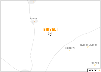 map of Shiyeli