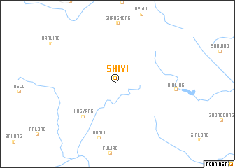 map of Shiyi
