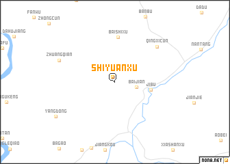 map of Shiyuanxu