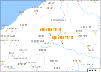 map of Shiyuetian