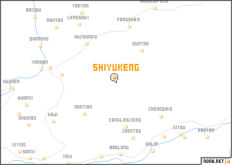 map of Shiyukeng