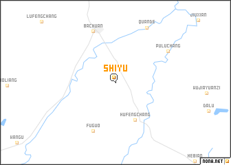 map of Shiyu