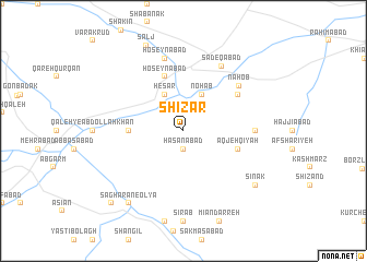 map of Shīzar