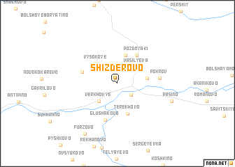 map of Shizderovo