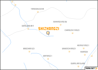 map of Shizhangzi