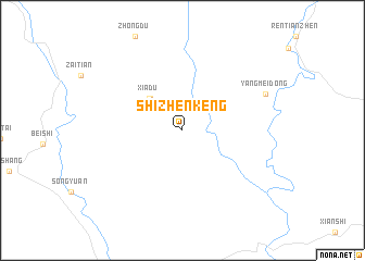 map of Shizhenkeng