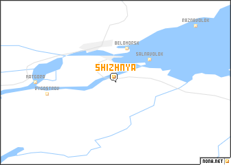 map of Shizhnya