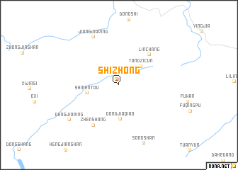 map of Shizhong