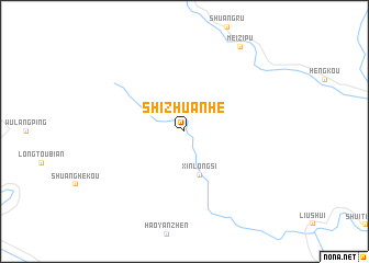 map of Shizhuanhe