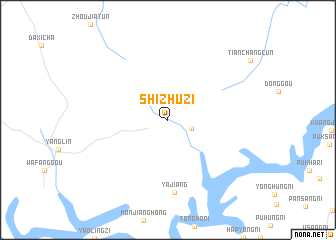 map of Shizhuzi