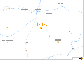 map of Shizhu