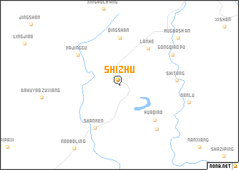 map of Shizhu