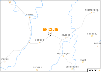 map of Shizijie