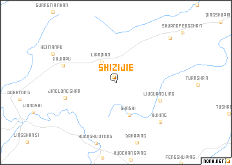 map of Shizijie