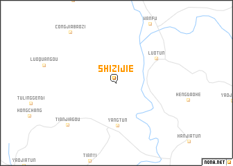 map of Shizijie