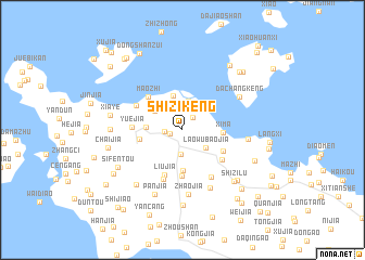 map of Shizikeng