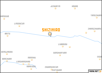 map of Shizimiao