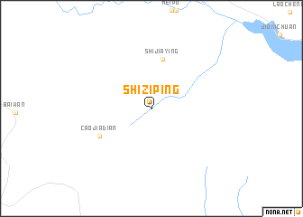 map of Shiziping