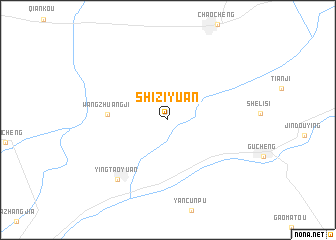 map of Shiziyuan