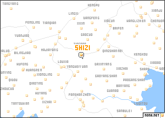 map of Shizi