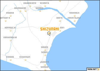 map of Shizunami