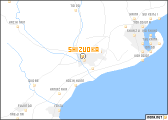 map of Shizuoka