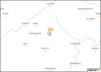 map of Shi