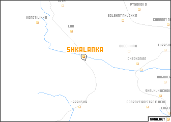 map of Shkalanka