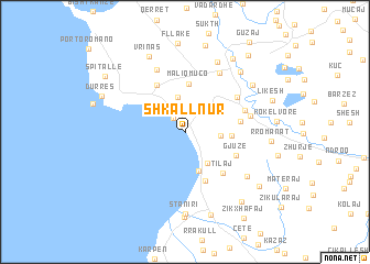 map of Shkallnur