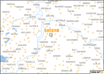 map of Shkëmb