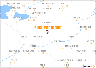 map of Shklennikovo