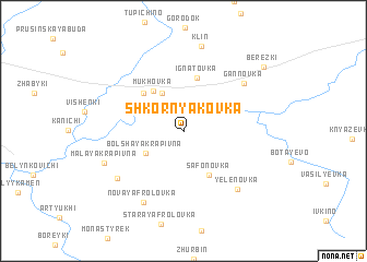 map of Shkornyakovka