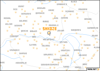 map of Shkozë