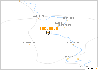 map of Shkunovo