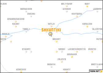 map of Shkuntiki