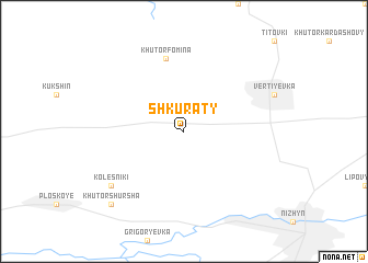 map of Shkuraty