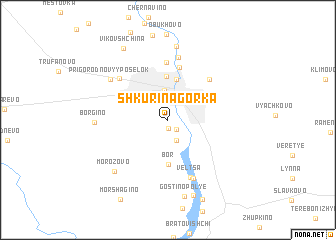 map of Shkurina Gorka