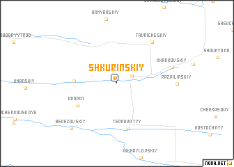 map of Shkurinskiy
