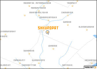 map of Shkuropat