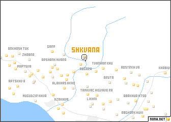map of Shkvana