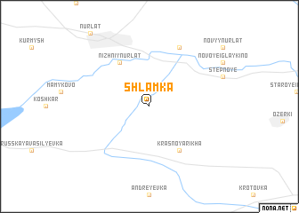map of Shlamka