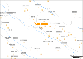 map of Shlīmak